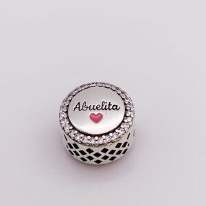Pandora Love Abuelita Engravable Charm